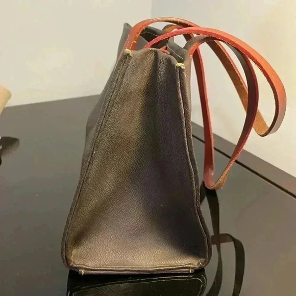 Dooney and Bourke handbag / purse Brown Pebble Grain Leather 11''x 9'' - Picture 3 of 7